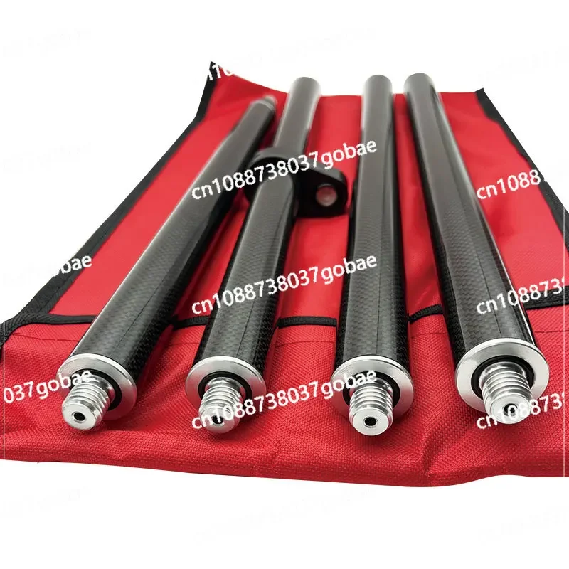 الربط نوع ألياف الكربون قضيب أربعة أقسام المحمولة قياس إجمالي محطة مطابقة قضيب 1.8 متر قضيب توسيط #4