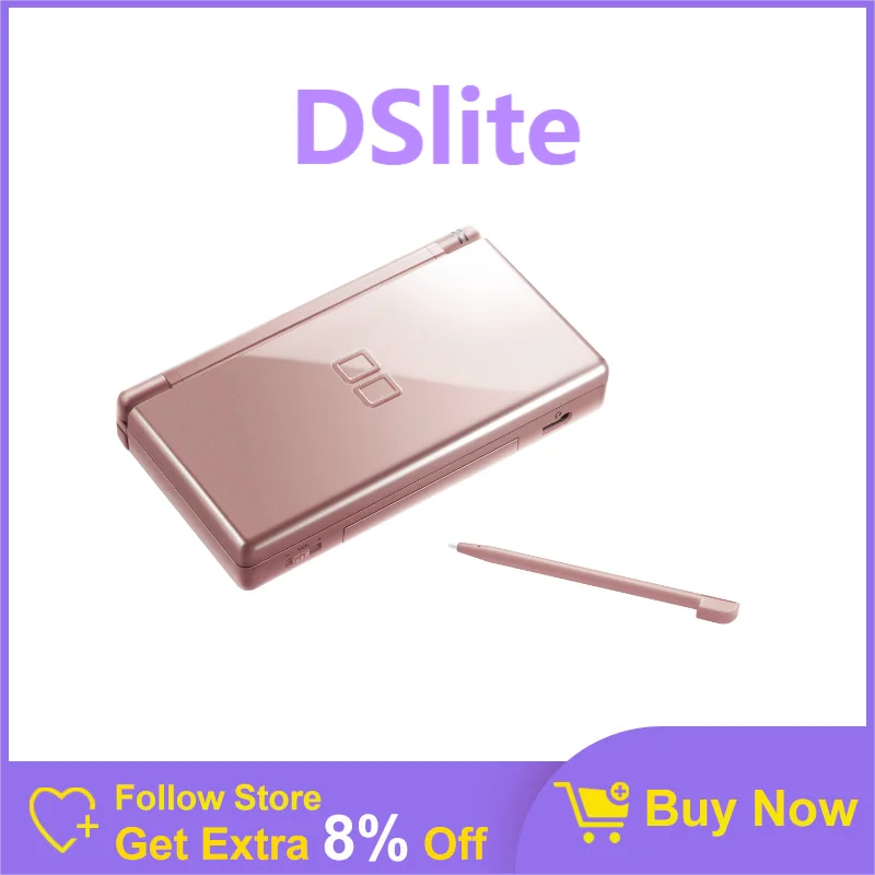 Original Used For DSlite Game Console For DSlite Palm game With to configure R4+64GB memory card/ Including 4600 free games