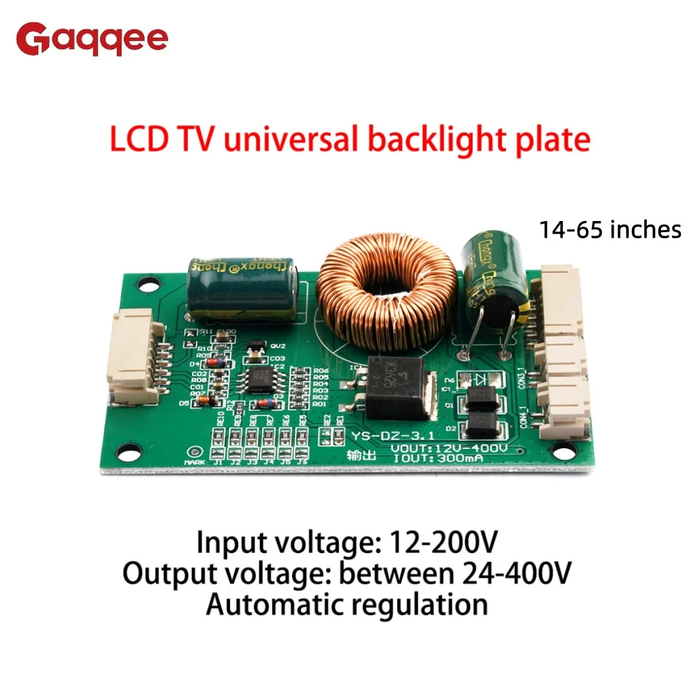 Placa de Controlador Universal DC12-200V para Tiras de Retroiluminación LED LCD de TV de 14-65 Pulgadas, Placa de Refuerzo / Adaptador de Refuerzo