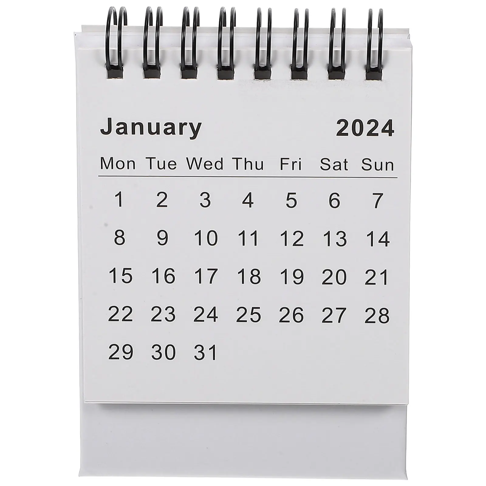 

Small 2024 Desk Calendar Mini Table Standing Calendar Foldable Paper Planner Daily Memorandum Office Home Decor