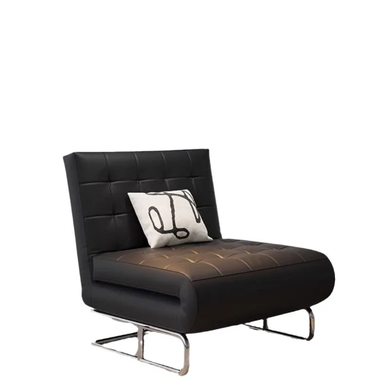 

Single folding leisure chair sitting and sleeping sofa bed