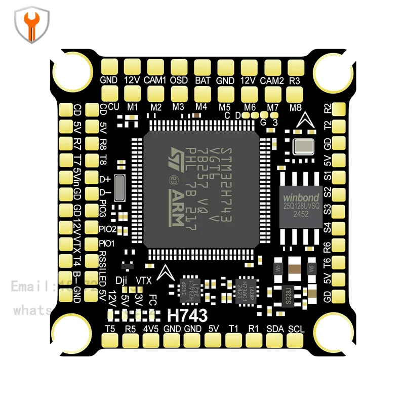 H743 55A/60A/70A flying tower 8-position motor ESC model aircraft crossing machine flying tower drone