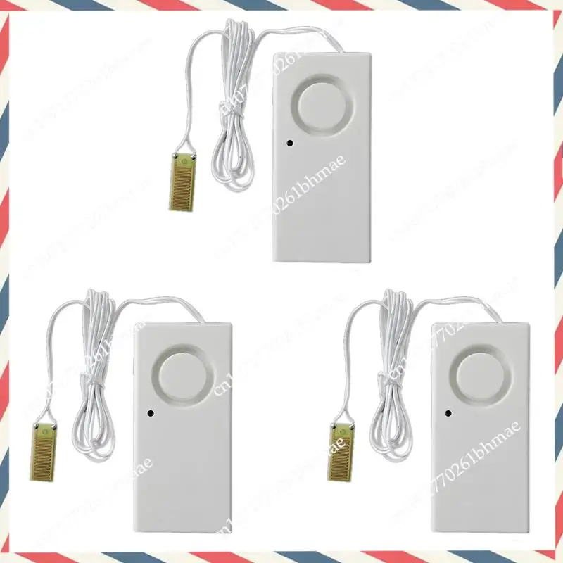 -A21Z 3X alarma de casa Detector de alarma de punto de fuga de agua detección de Sensor de fugas de agua independiente alerta de inundación seguridad de desbordamiento