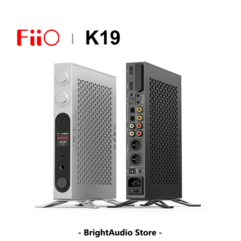 

FiiO K19 Flagship Desktop DAC Headphone Amplifier Hi-Res Audio Dual ES9039SPRO HIFI Decoder DSD512 31-band PEQ XMOS XU-316