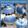 Réchaud concentrant à économie d'énergie rurale, cuisine extérieure, poêle solaire, chaudière à eau solaire pour la maison 4