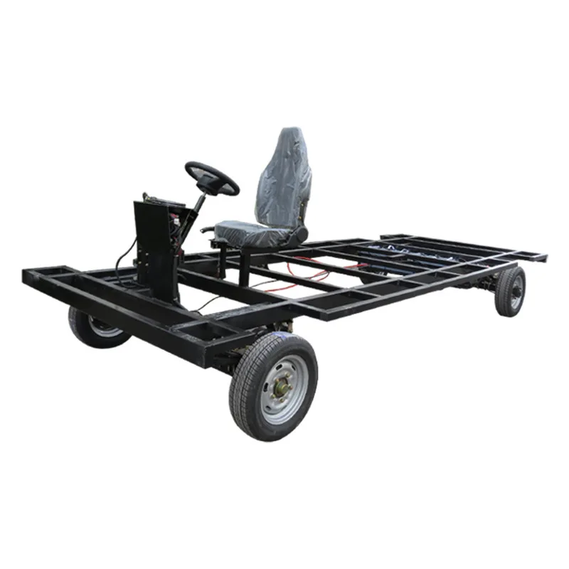 Electric four-wheel chassis accessories assembly parade float modified multi-functional pulling and handling special vehicle