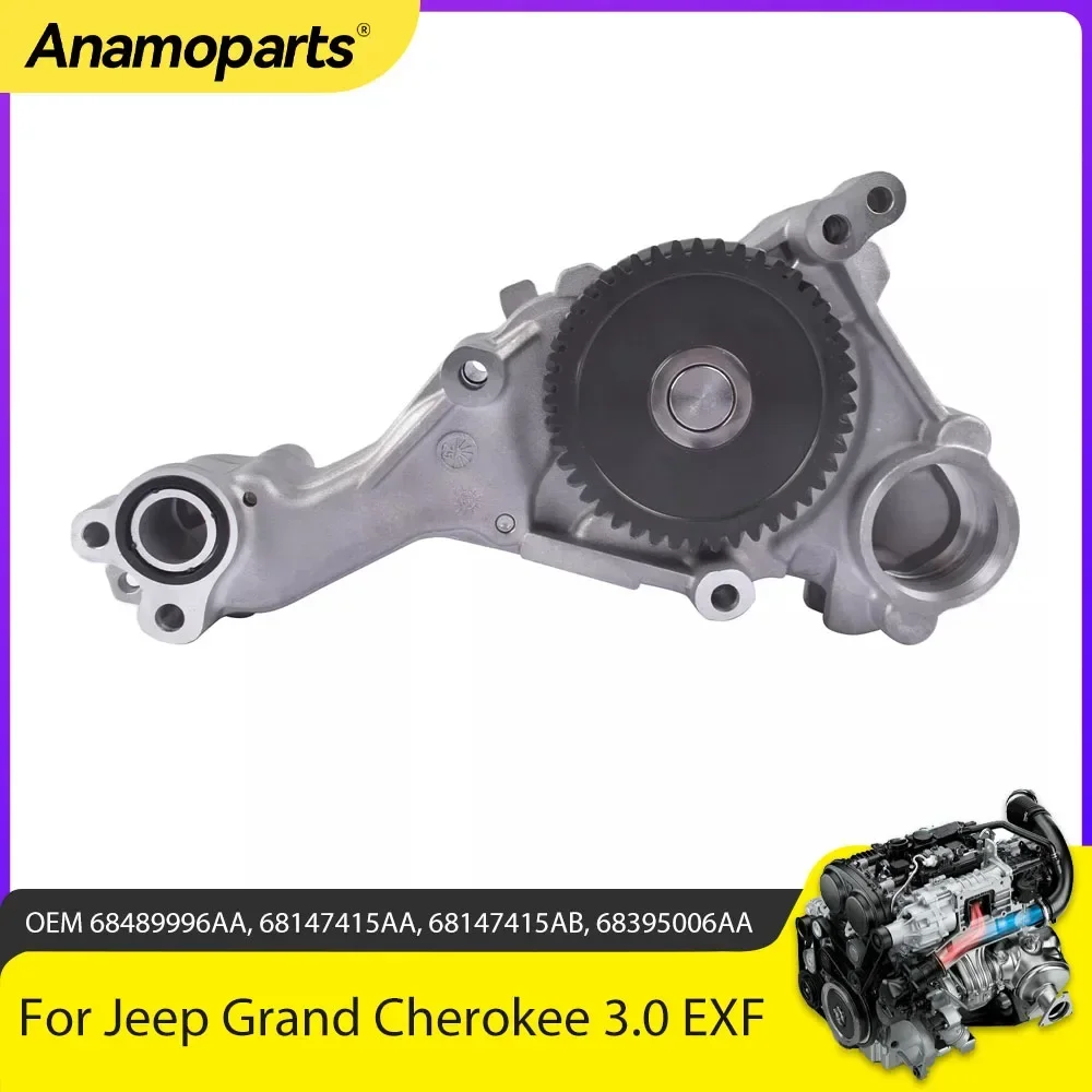 Engine Parts Oil Pump Fit 3.0 L T  EXF For Dodge Ram 1500 Jeep Grand Cherokee Wrangler 3.0L 2014-2021 3.0crd 68489996AA