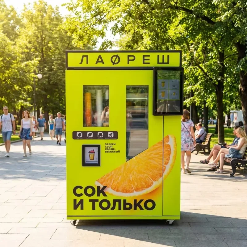FL Indoor Commercial Orange Juice Vending Machine Self-operated Juice Vender Customized