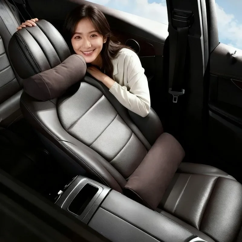 

Эргономичная дышащая автомобильная поясничная поддержка — бархатный материал, точная посадка для сиденья, съемная, легко чистится