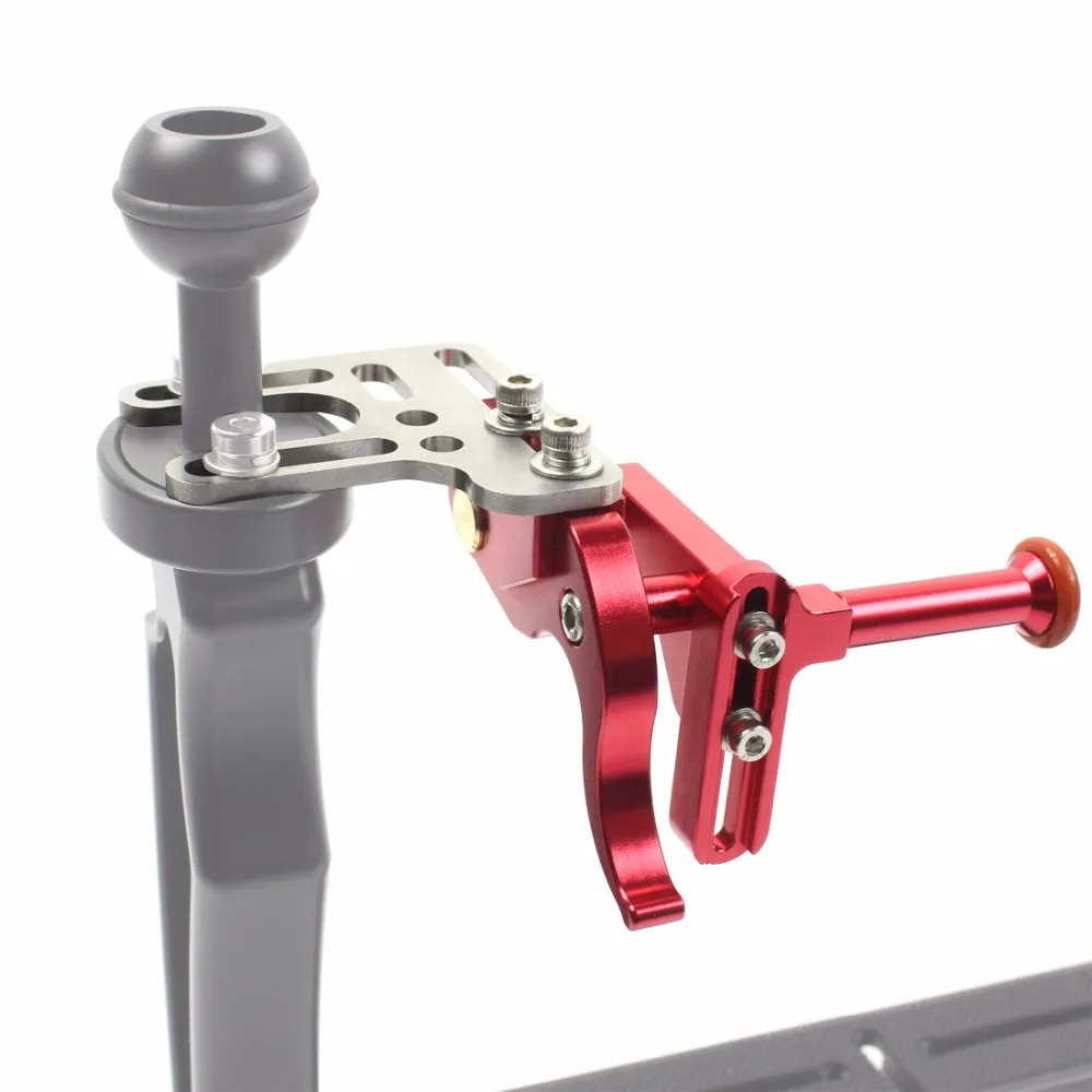 Einstellbare Shutter Trigger Rod Tauchen Kamera Ständer Adapter für TG6 5 Sony RX 100 SLR Kamera Gehäuse Verlängerung Stange Unterwasser Tablett – Detail 11