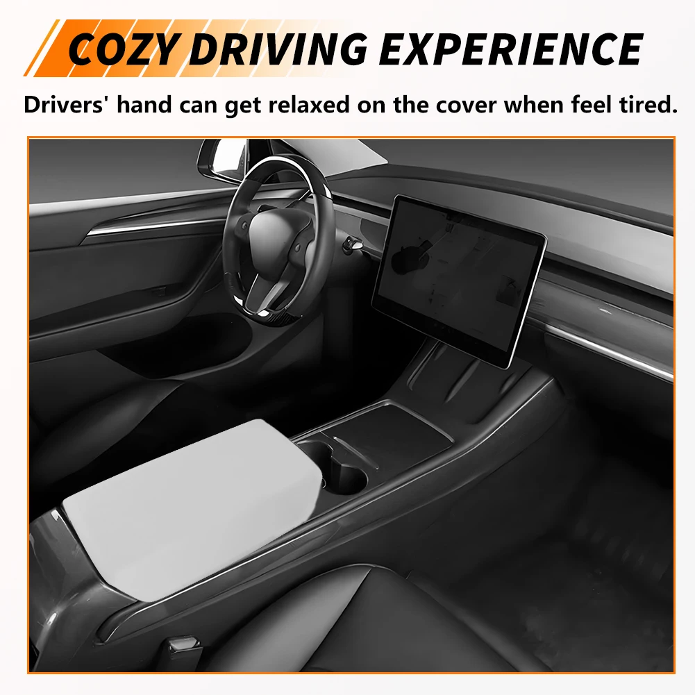 1PCS For 2017-2023 Model 3 & 2020-2024 Model Y (Not for 2025 New Model Y Refresh Juniper & 2025-202 Center Console Armrest Cover