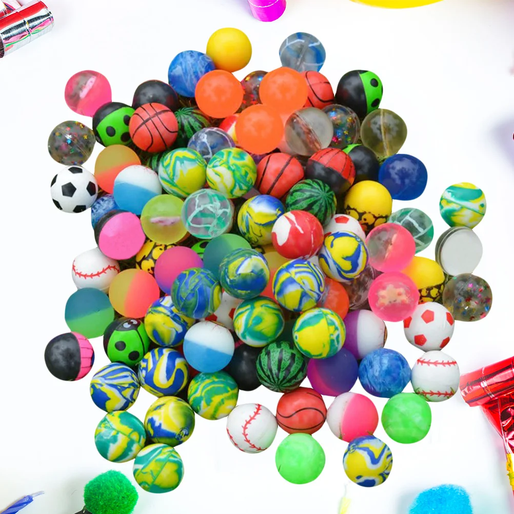 40 قطعة كرات نطاطة مطاطية متنوعة عالية ترتد الألوان الاطفال مجموعة حفلة لصالح متعة هدية للأطفال وقت اللعب الاطفال نطاط كرات #5