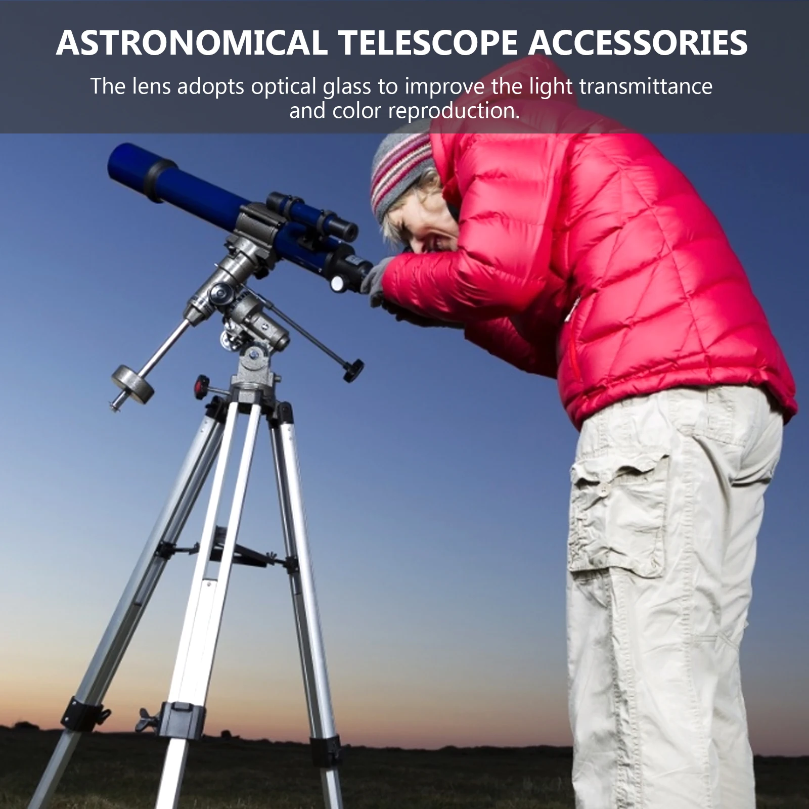 

Telescope Eyepiece ABS H20mm Glass Multi-Coated Multi-layer 0.965 Inch
