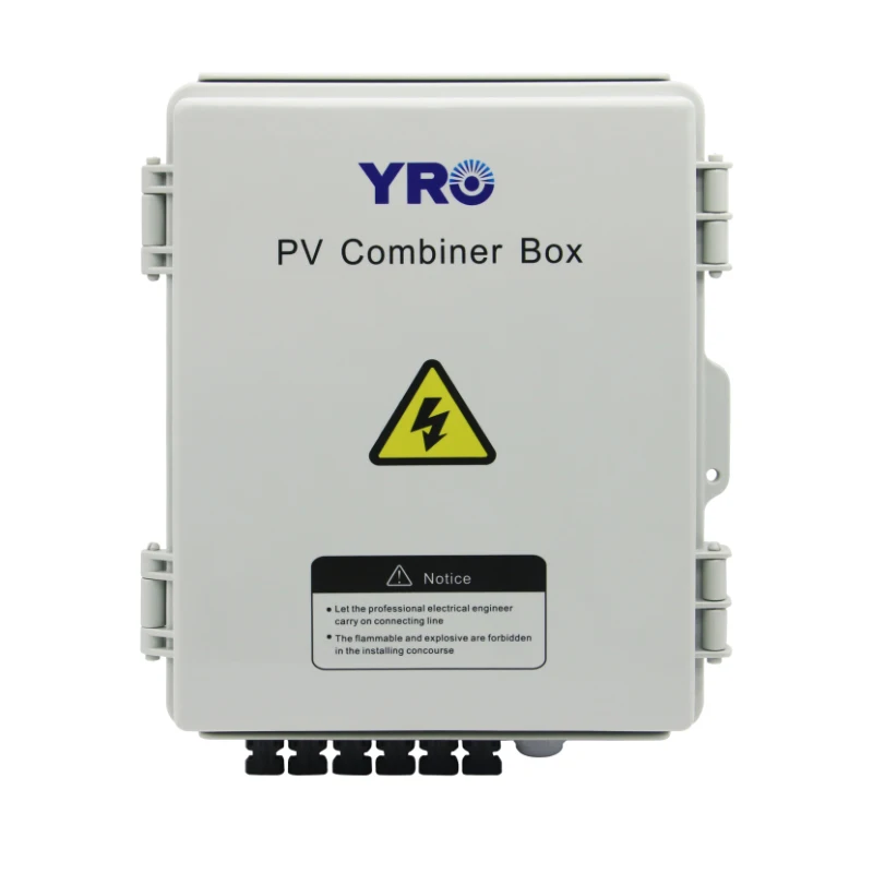 

PV combiner box 6 string Solar DC module junction box 550V 6 in 1 out for Photovoltaic array