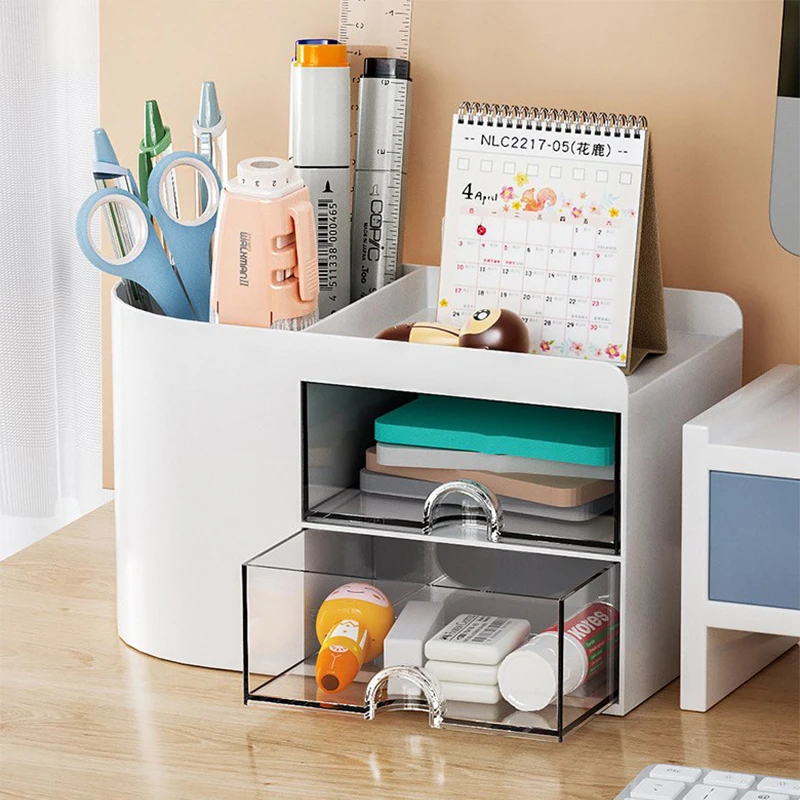 Porte-stylo avec MELMultifunction Desktop Evalustaacquering Storage Box