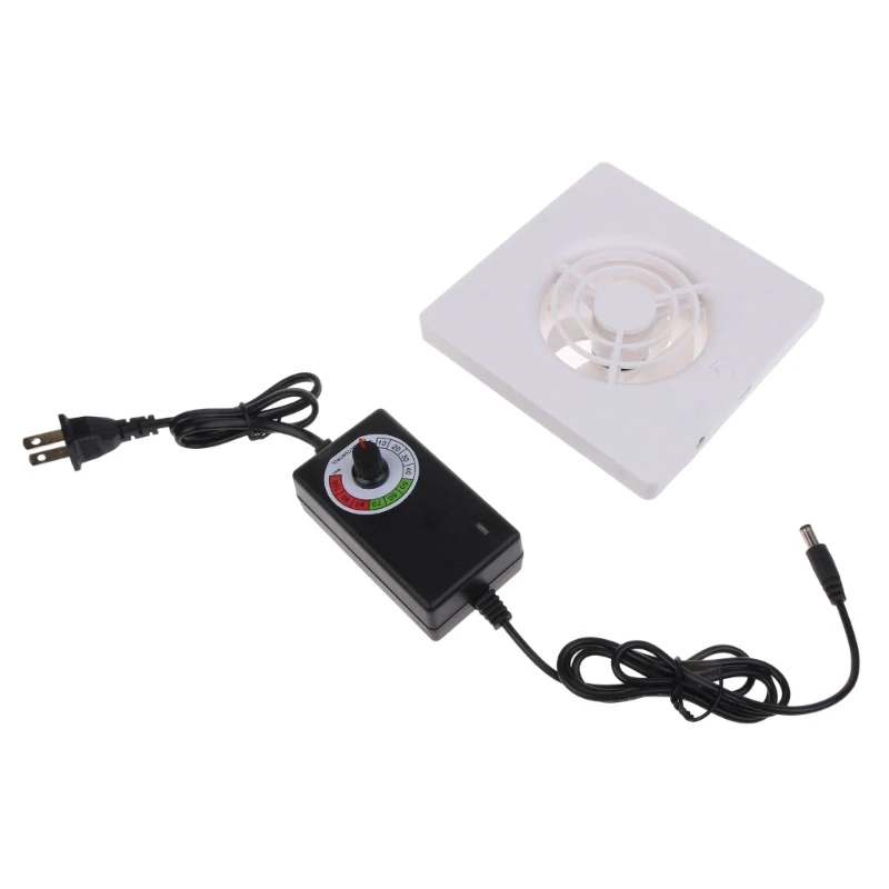 75mm Silent Inline Fan Intake Quiet Energy Efficient Blower Adjustable Speed