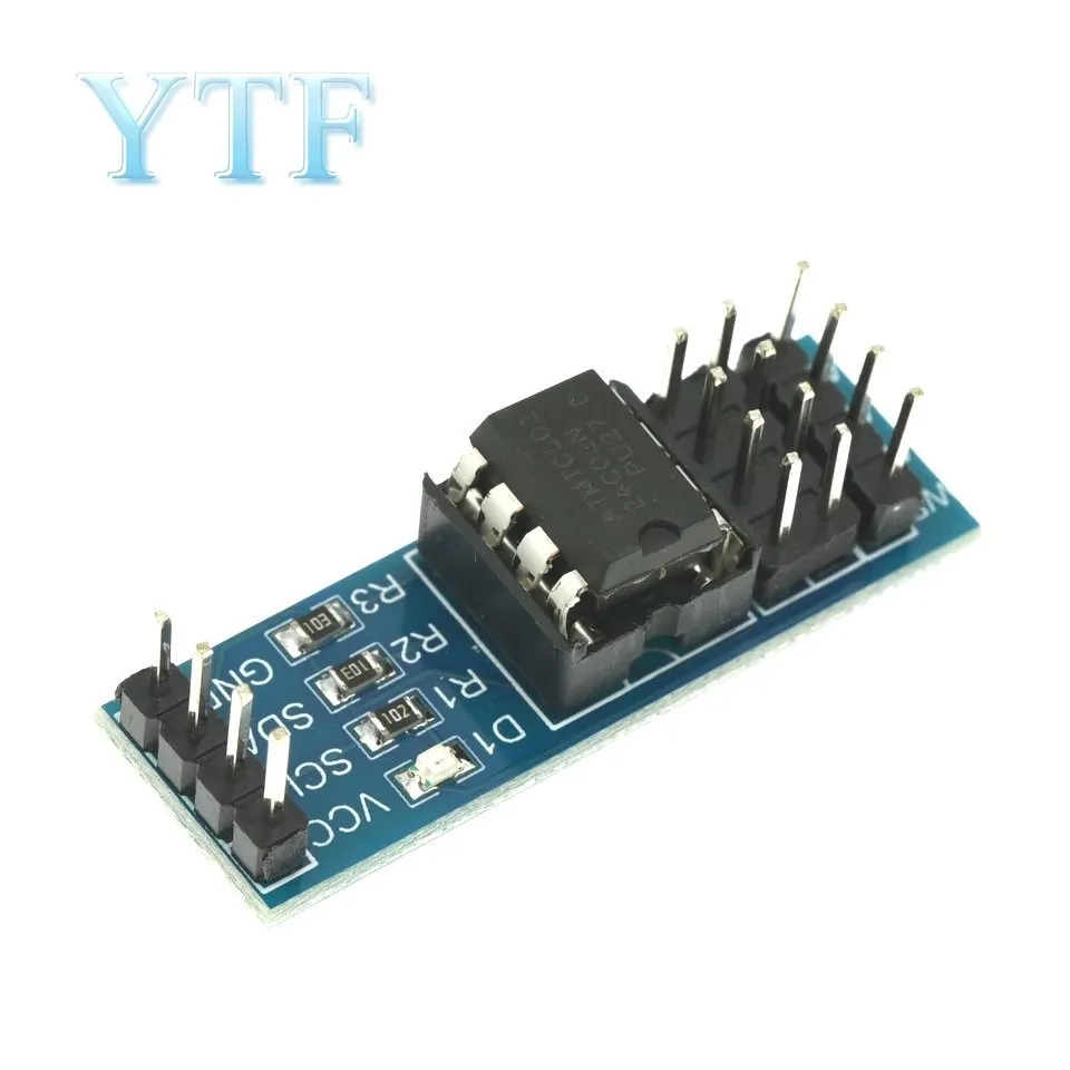 AT24C256 Serial EEPROM I2C Interface EEPROM Data Storage Module AT24C02 AT24C04 AT24C08 AT24C16 AT24C32 AT24C64 AT24C128