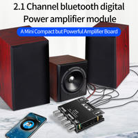 ZK-MT21 Channel Bluetooth 5.0 CS8673E 2.1 Subwoofer Amplifier Board 50W*2 +100W Power Audio Stereo Amplifier Board Bass AMP AUX
