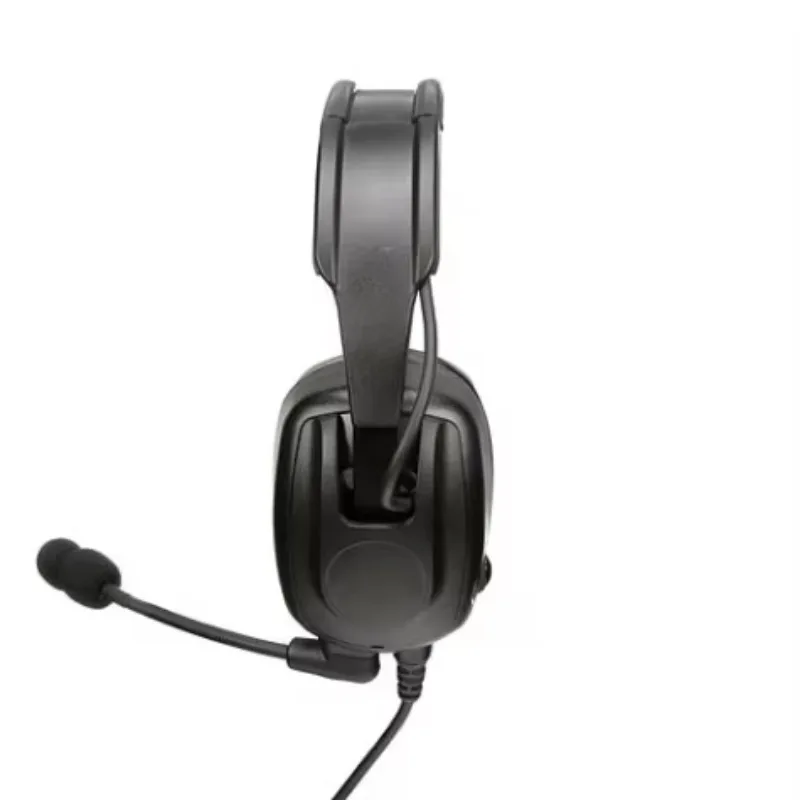 Heavy-Duty Over-the-Head Specialized Headset PMLN7465A with Noise-Canceling Boom Microphone