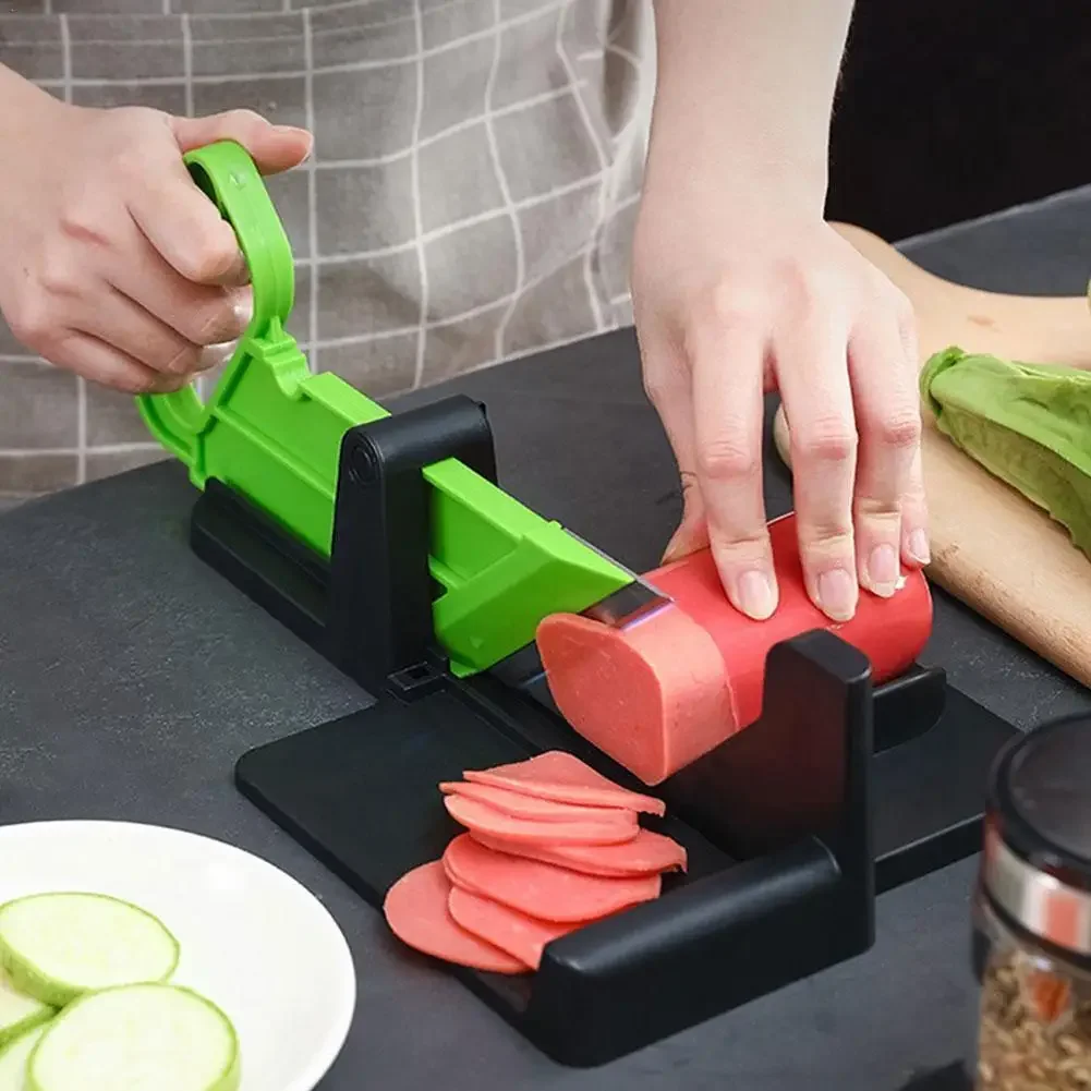 1Pcs Multifunctional Table Slicer Food Cutter Tool For Meat Cutting Machine Potatoes Vegetables Slicer Easy-Cut Kitchen Gadgets