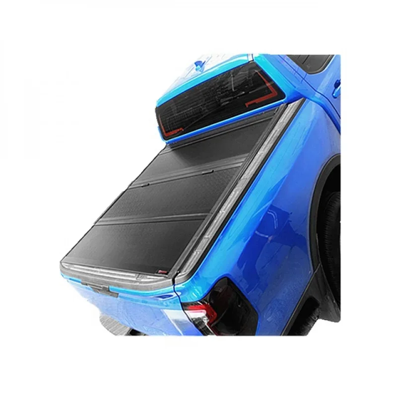 High Quality Low Profile Hard Tri Fold Tonneau Cover for Santa Cruz Pickup