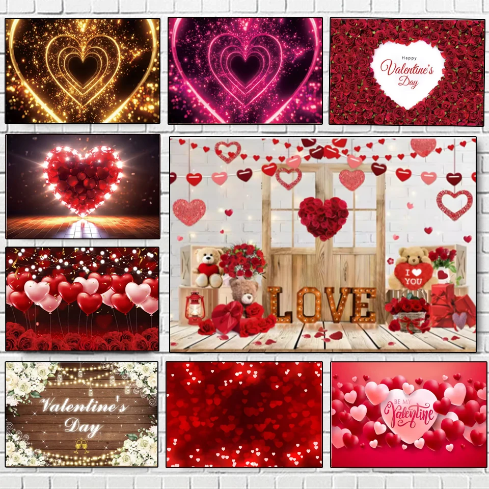 

5D DIY Diamond Painting Red Heart Romantic Wedding Valentine's Day Wedding Pictures Rhinestone Mosaic Embroidery Decoration