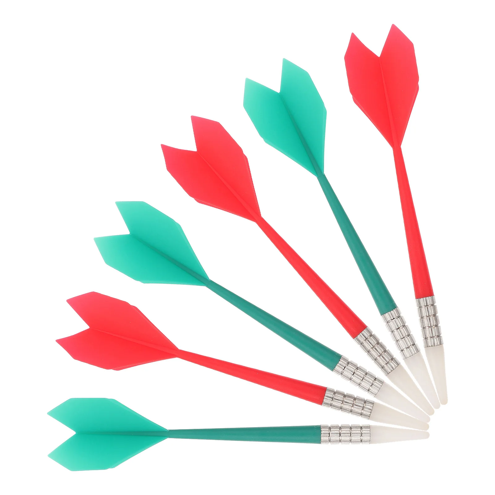 6Pcs Plastic Tip Outdoor Indoor Use ABS Needle Tips Non Slip Stable Throwing Flights Accessories for Professional