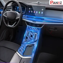 Interior Center Console Transparent TPU Protective Film Anti-scratch Repair Accessories For Geely Tugella Xingyue FY11 2019-2021