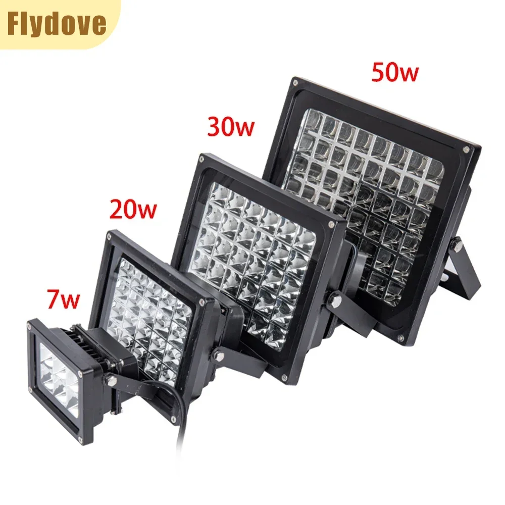 LED 高エネルギー UV 硬化ランプ 405nm 395nm 365nm 3D プリンタ樹脂 PCB 修理マニュアル DIY 紫色光照射ベーキングランプ