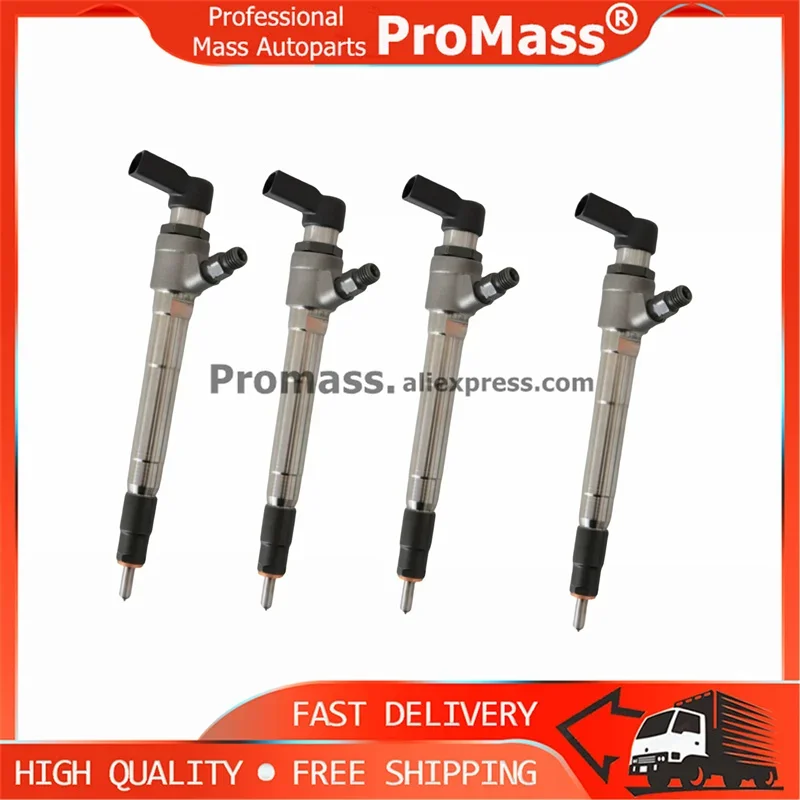 4PCS Common Rail Injector Assembly 5WS40745 A2C59517051 1746967 BK2Q-9K546-AG CK4Q-9K546-AA For Ford Transit  Ranger 2.2L