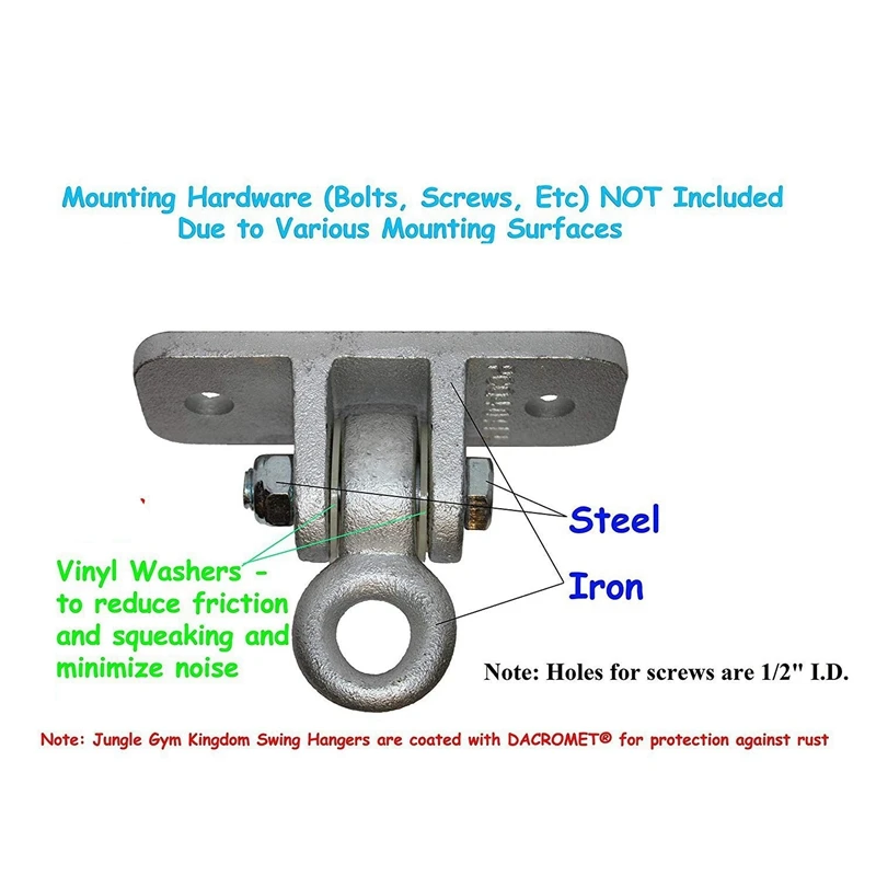 Locking Snap Hooks   Heavy Duty Swing Hook Hangers Seat Trapeze Sets   Static Tension 5000 Lb Capacity