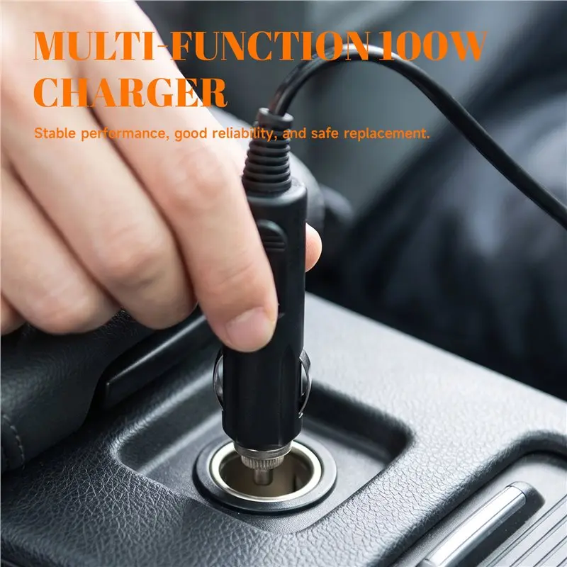 New--For Laptop AC Adapter 100W In Car DC Home Notebook Power Supply Universal With 8 Adapters EU Plug