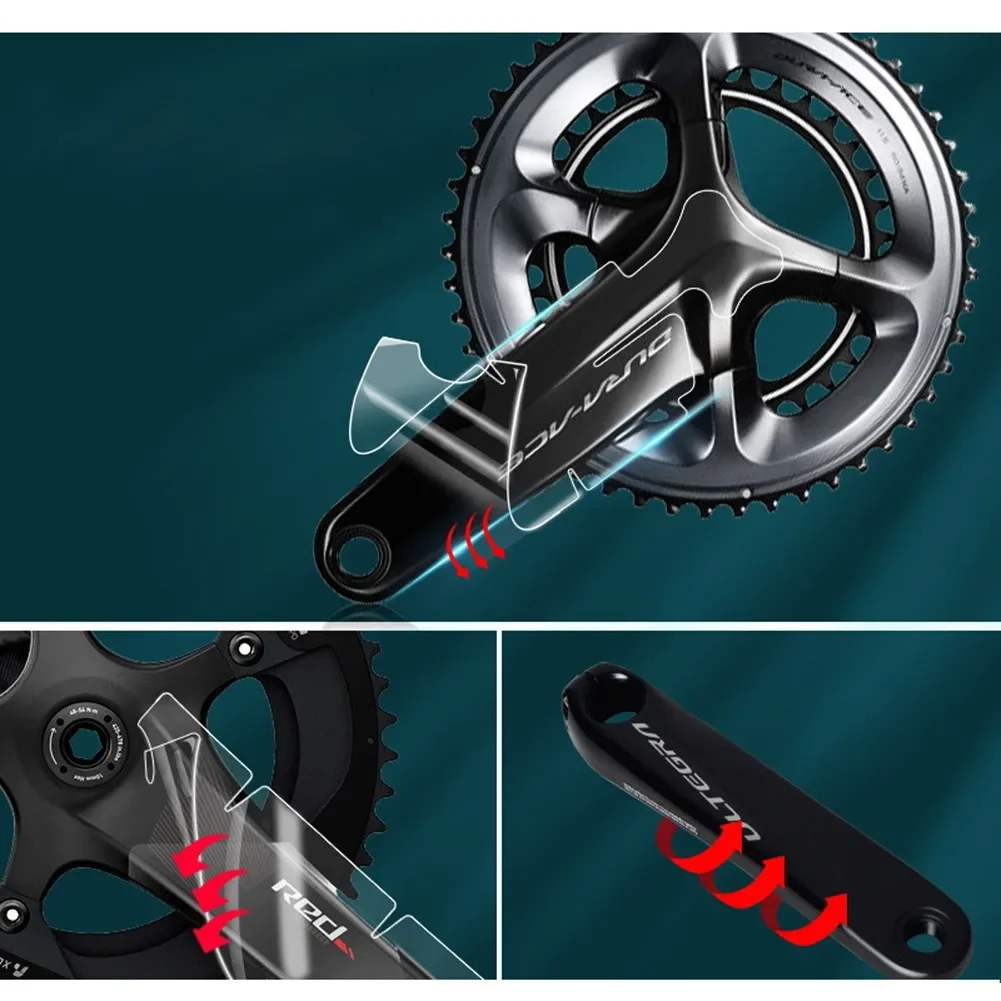Bicycle Sticker Bike Crank Sticker Decals For SRAM/SHIMAN0 Protector Road UT R8000 FC6800 105 R7000 Crank DA R9000