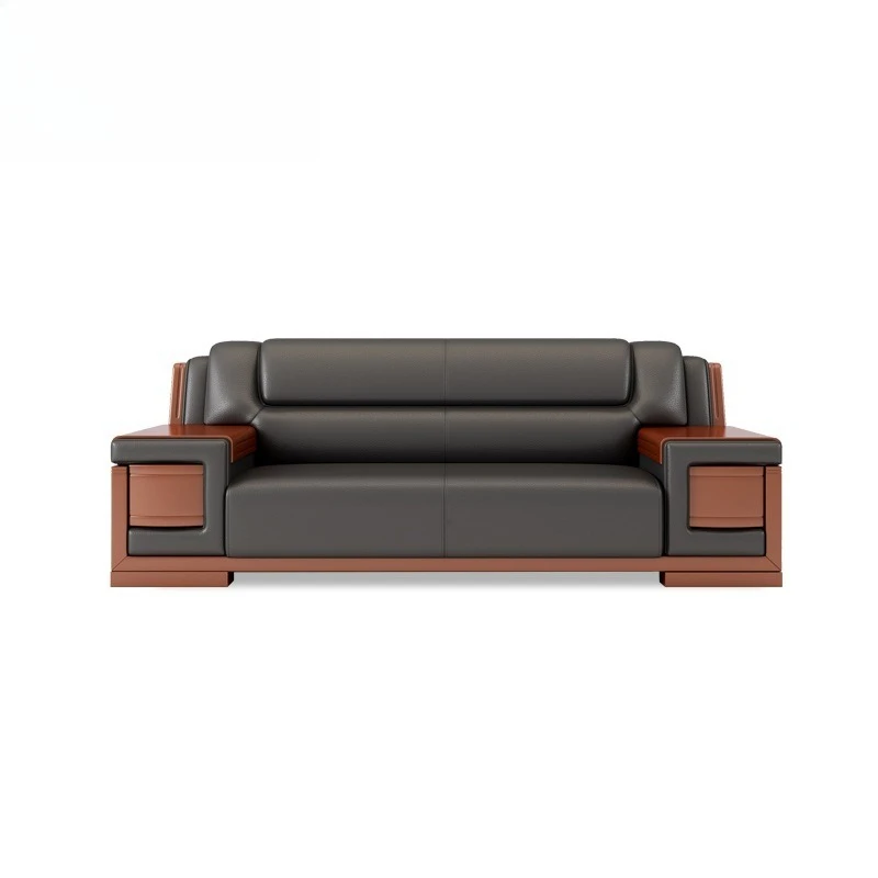 

Office Furniture Sofa Leather Business Modern Chinese Style