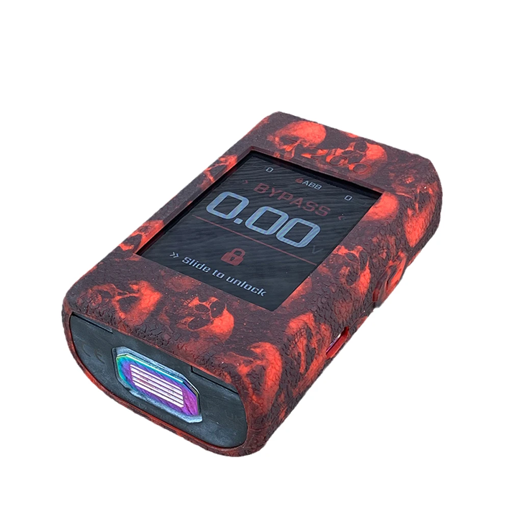 سيليكون الملمس الجمجمة رئيس الحال بالنسبة Geekvape ، ايجيس T200 طقم عصري ، غطاء كم الجلد ، هلام التفاف هلام