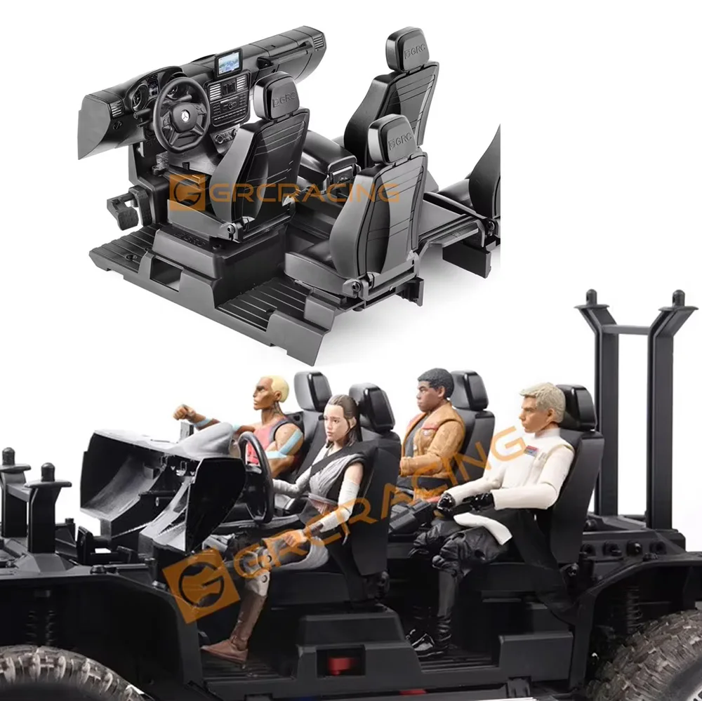 

1/10 Remote control track vehicle Traxxas TRX4 G500 TRX6 G63 Control seat interior kit with DIY parts