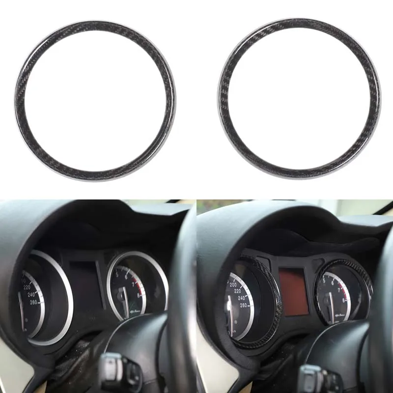 For 2004–2011 Alfa Romeo 159/Brera/Spider Car Tachometer Decoration Ring Dashboard Panel Frame Cover Trim Accessories