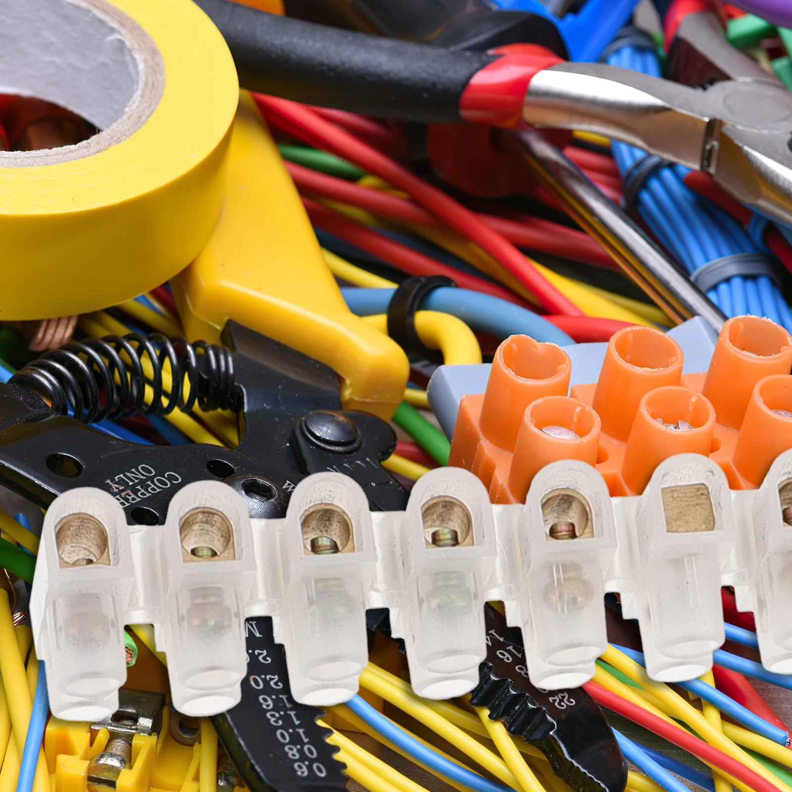 

10Pcs Screw Terminal Block 12 Position Quick Wire Connector Brass Ferrule Corrosion Resistant Wiring Terminal Quick Connector