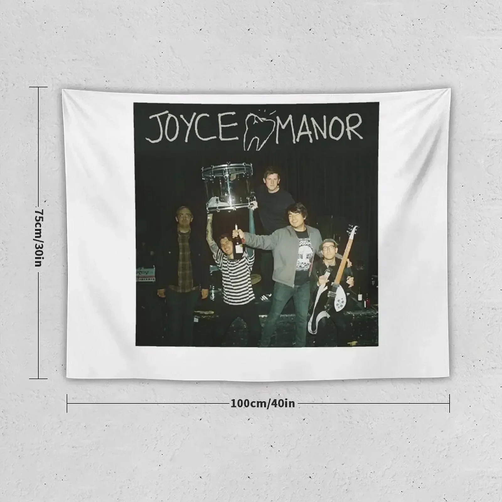 Joyce Manor Young Rock Band Variety Instruments LyricsRetro Tapestry House Decorations Room Decoration Accessories Tapestry