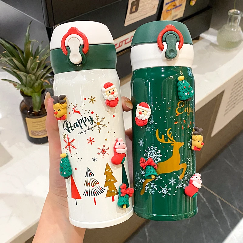 

Flasks Lid Coffee Thermoses Portable Girls Bivouac School Thermoses Student Cold Keeper Borraccia Termica Home Decorations