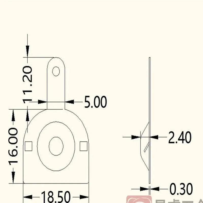 100pcs 18650 battery pack 16MM*18.5MM spring contact piece battery box positive and negative single pole battery 50pairs