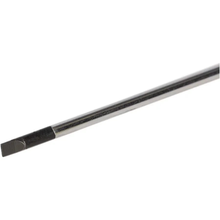 مفك براغي صغير مقاس 4 بوصات مقاس 1/8 بوصة مشقوق ومقبض وسادة مرمز بالألوان لإصلاح الإلكترونيات