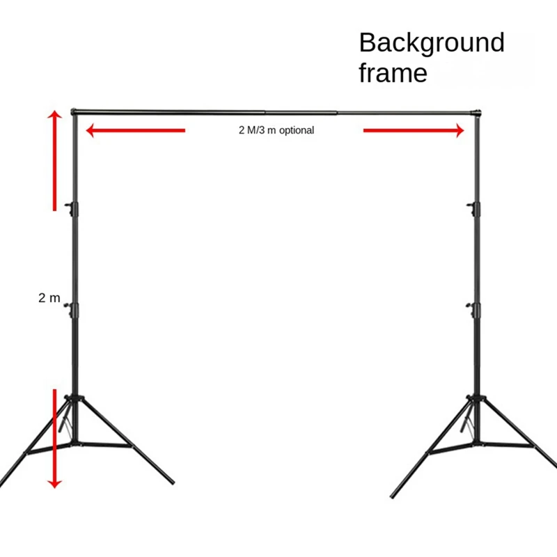

2M Mobile Phone Live Broadcast Bracket Photography Background Frame Smartphone Tripod
