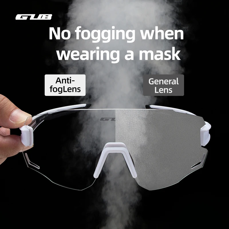 GUB 6300 Cycling Sunglasses Photochromic Glasses Men Women Mountain Road Bike  Sports Eyewear Goggles Bicycle Riding Equipment