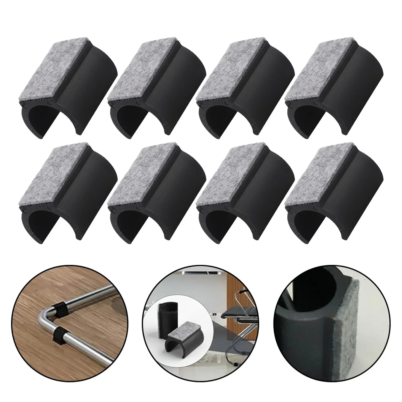 

25 Mm Floor Protectors Thick Wool Felt Bottom Wear-resistant Design Improve Overall Chair Stability Made From Felt And Plastic