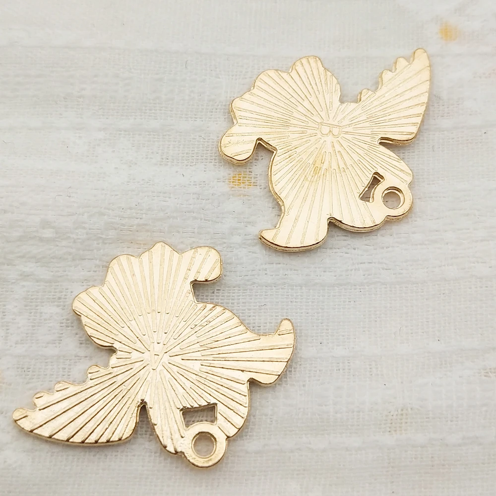 10pcs Dragon Charm Jewelry Accessories Diy Making Craft Enamel Necklace Earring Pendant Keychain Charms Alloy Metal Gold Plated view 3