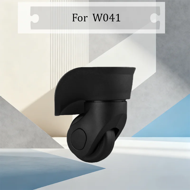 For W041 Heavy Duty Luggage Wheels 300LBS Load 360° Swivel TPU Mute Shockproof Suitcase Repair Parts