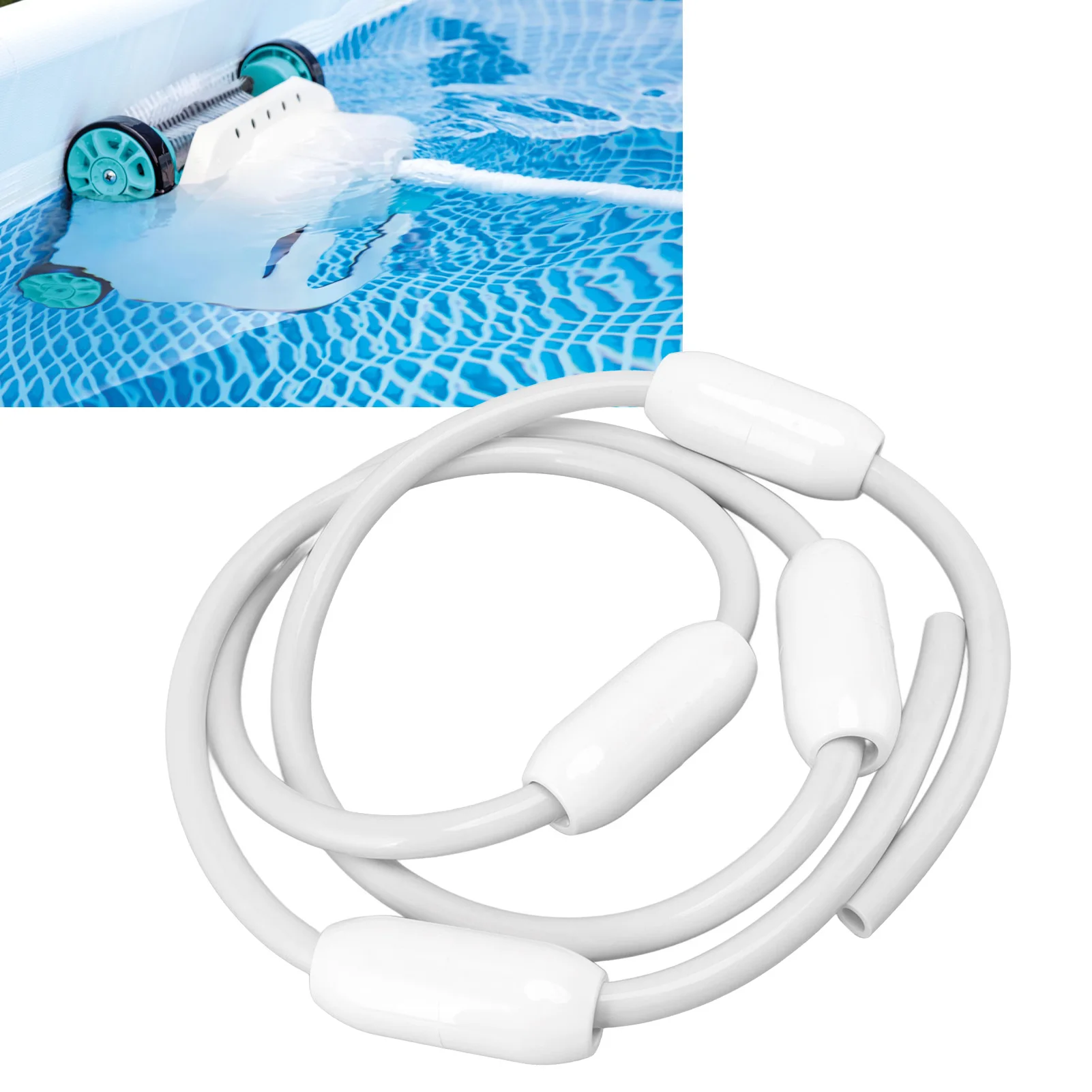 10ft D45 Pool Cleaner Feed Hose Replacement With 4 D10 Floats For Polaris 9 100 3104