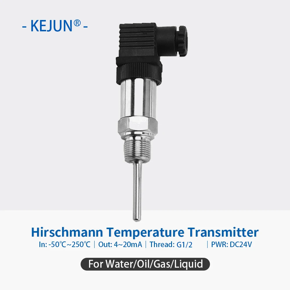 Industrial RDT Temperature Transducer 4-20mA Output Temperature Sensor PT100 Temperature Transmitter Price