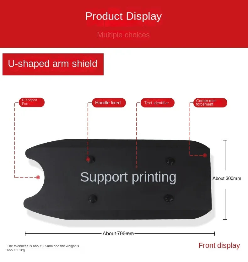 Wholesale Arm-shield Aluminum Alloy Shield Multifunctional Defense Arm Shield Metal Handheld Shield Tactical Arm Shield